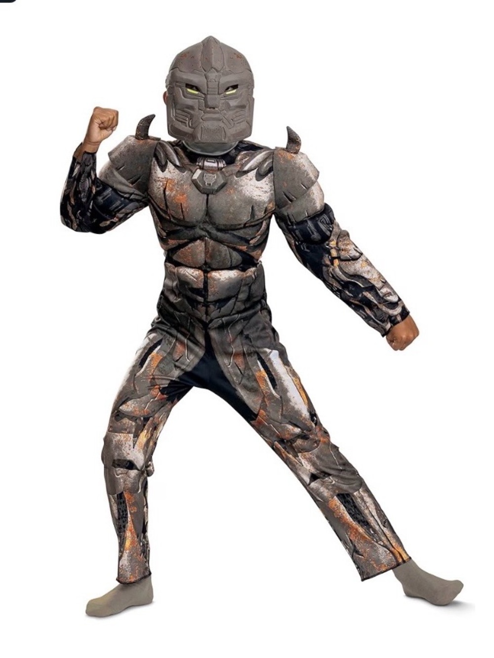 Rhinox Transformers Costume for Kids rise of the beast padded costume small